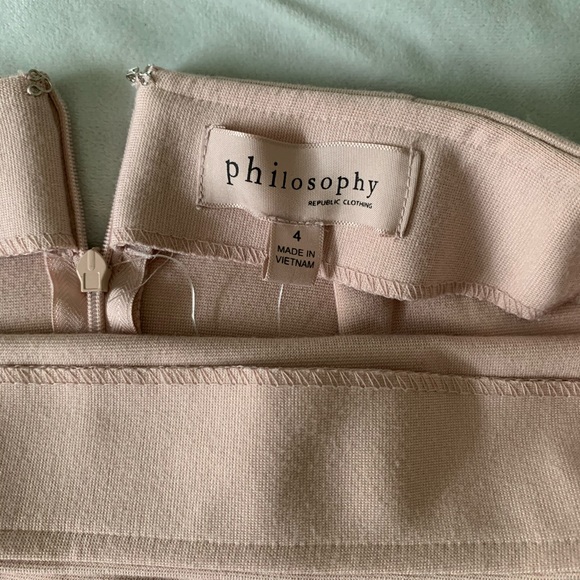 Blush Philosophy Pencil Skirt, Size 4, NWT - Picture 2 of 4